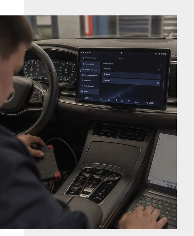 Русификация автомобиля BYD HAN для эксплуатации в Бузулуке